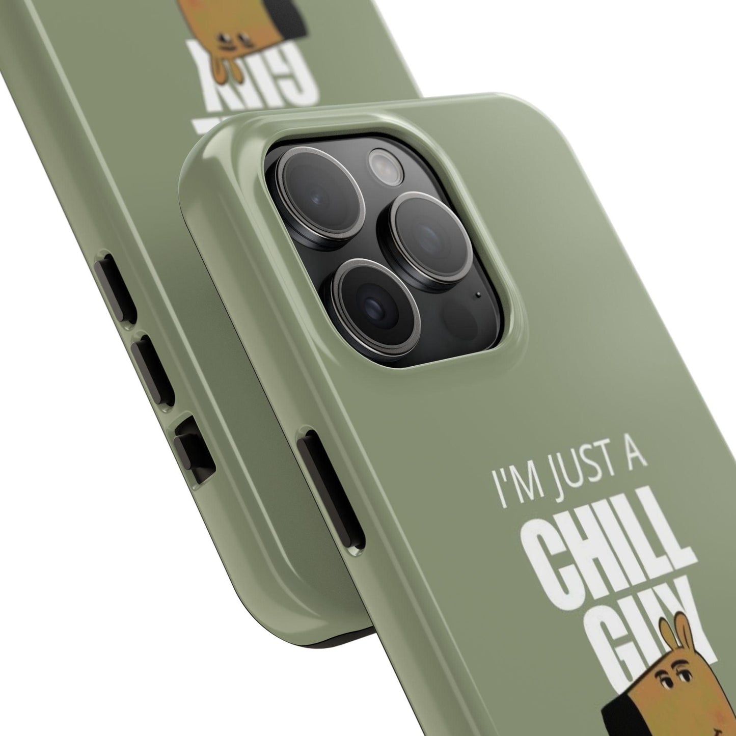 Chill Guy Meme Tough iPhone Cases