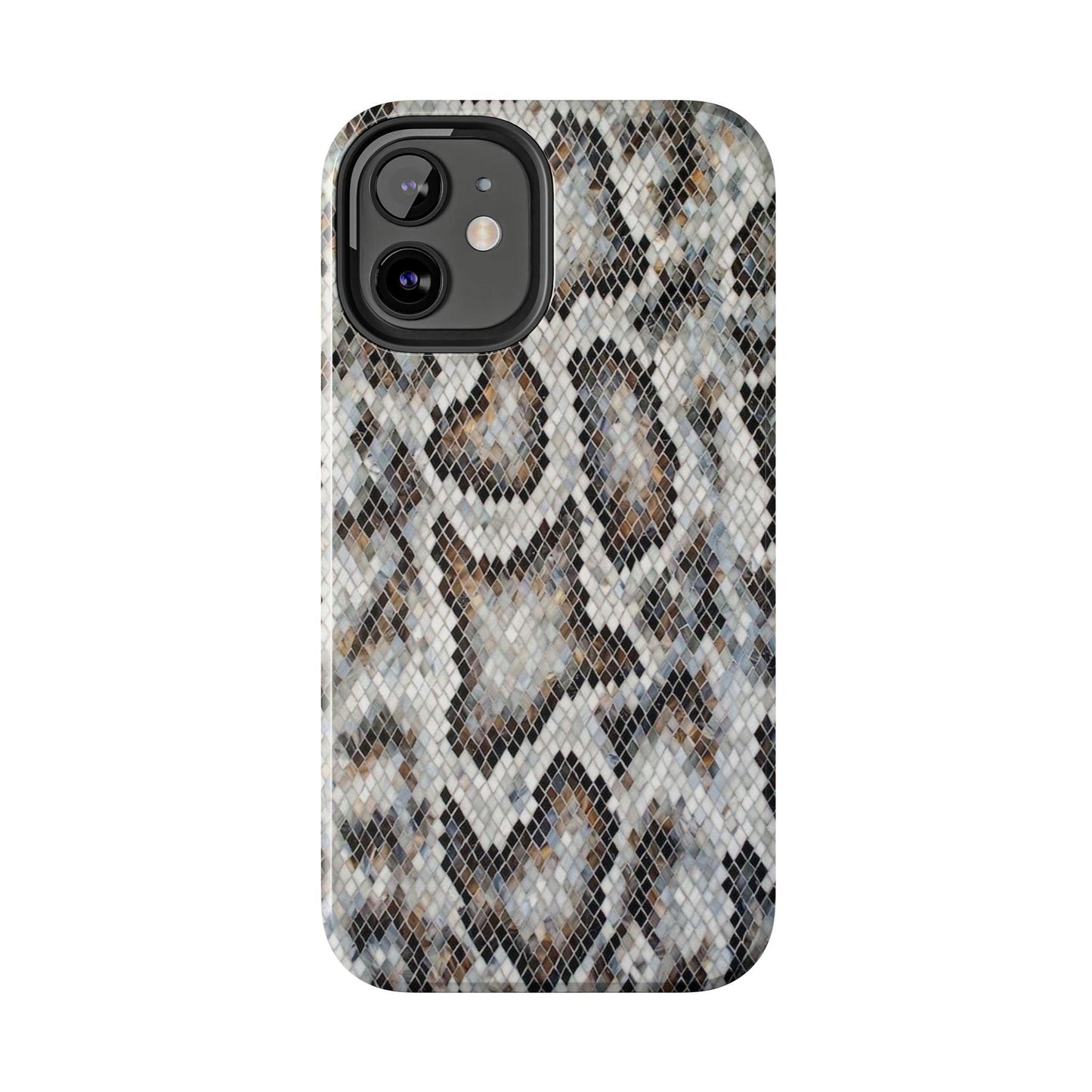 Crawler in Grey Mosaic Tough iPhone Cases