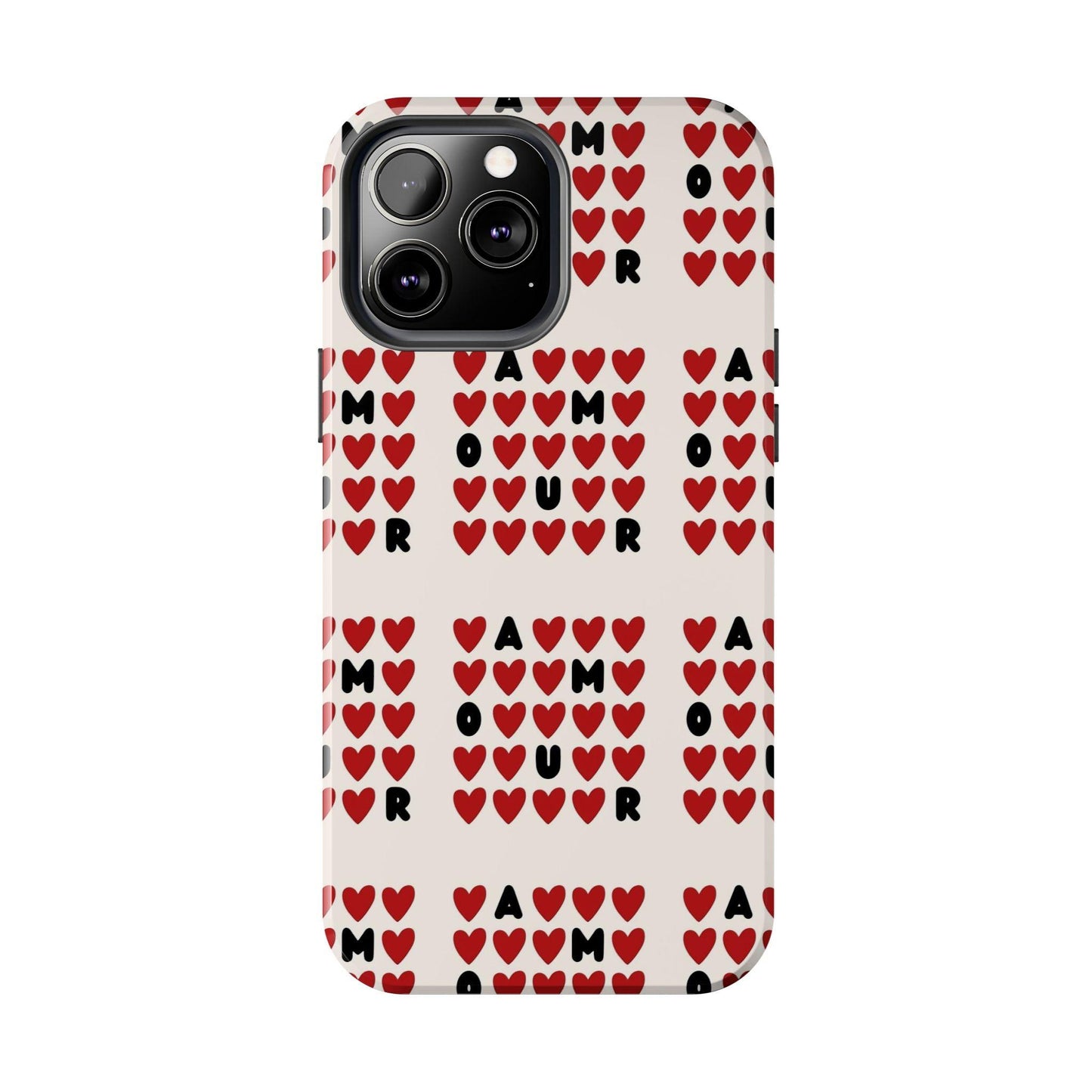 AMOUR Valentines iPhone Cases