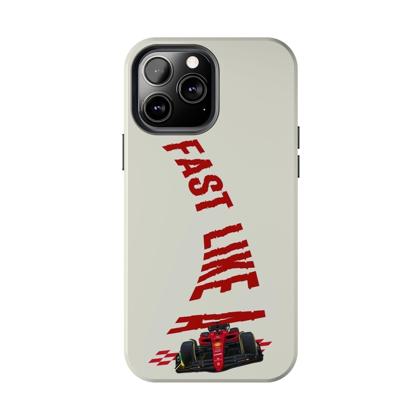 Fast Like a Race Car Tough iPhone Cases