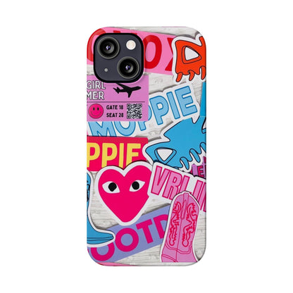 Sticker Frenzy Pop iPhone Cases