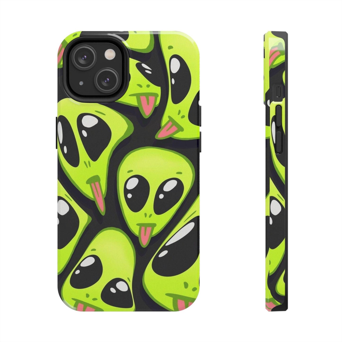 Alien Frenzy Tough iPhone Cases