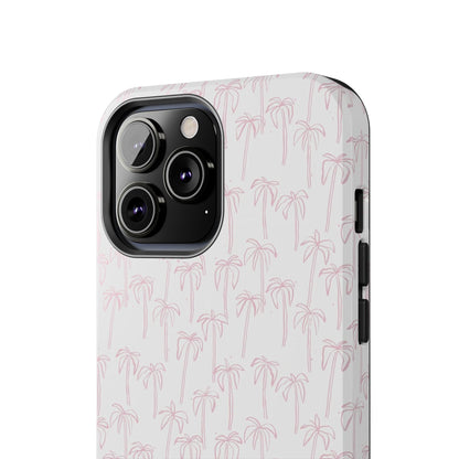 Pink Palm Trees iPhone Cases