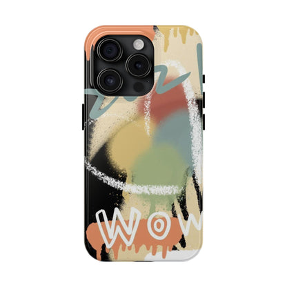 Abstract Splash: Wow Edition Tough iPhone Cases