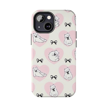 Kitty Love Affair Tough iPhone Cases