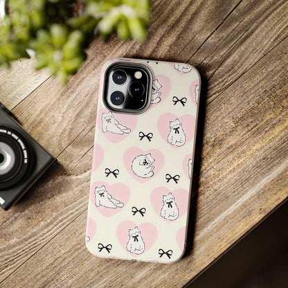 Kitty Love Affair Tough iPhone Cases