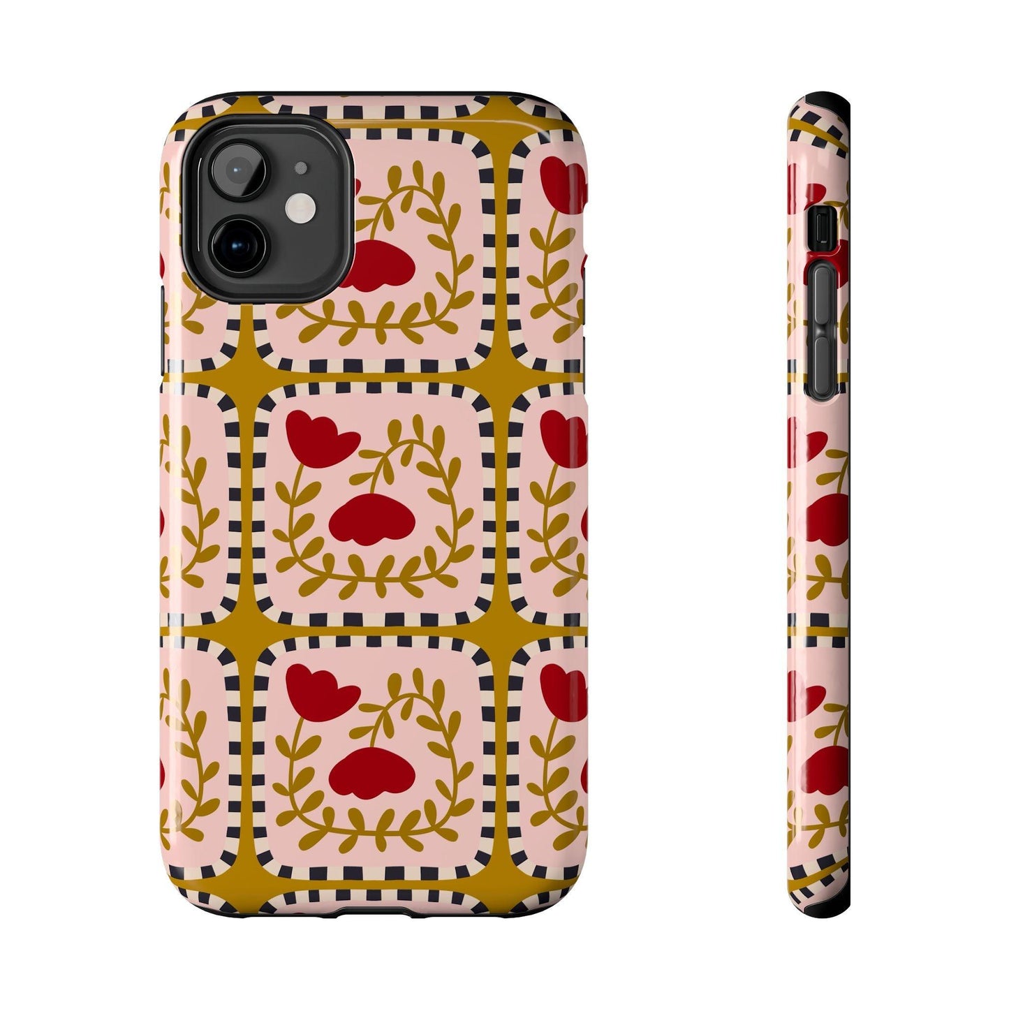 Floral Quirkiness Designer Tough iPhone Cases