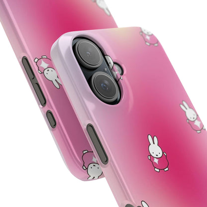 The Bunny Aura Pink Snap Cases