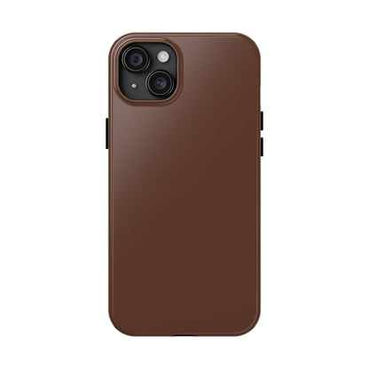 The Basics Coffee Brown iPhone Cases - The Basics Collection