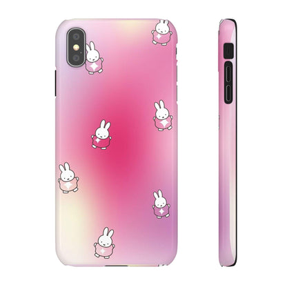 The Bunny Aura Pink Snap Cases