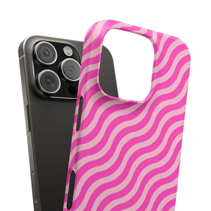 Waveicious Pink Snap iPhone Cases