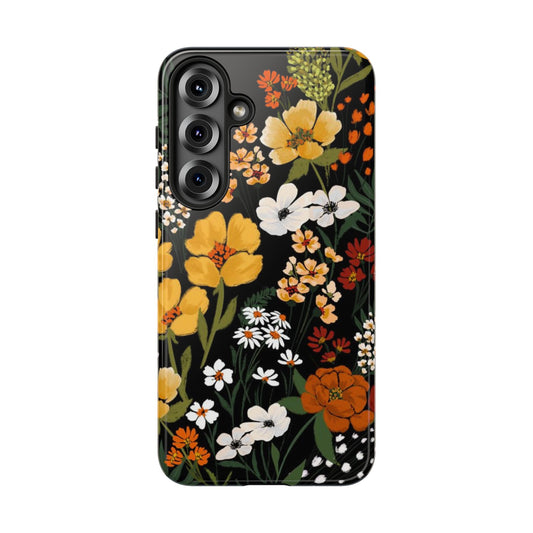 Vibrant Floral Samsung Phone Cases