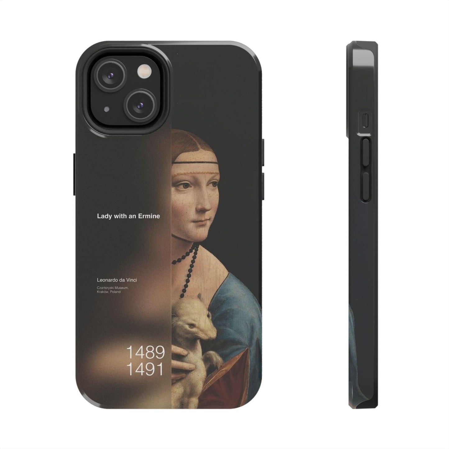 Da Vinci's Ermine Elegance Tough iPhone Cases