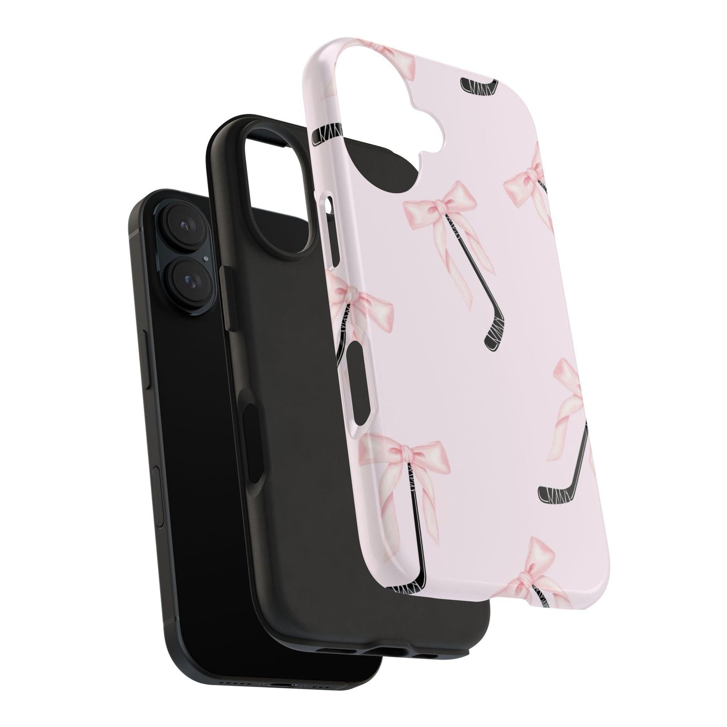 Blush & Puck Elegance Tough iPhone Cases