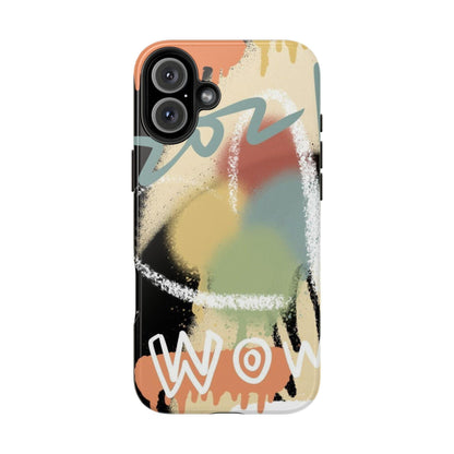 Abstract Splash: Wow Edition Tough iPhone Cases