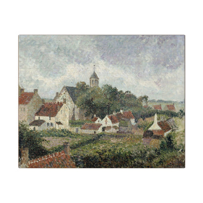 Knocke village (1894) by Camille Pissarro - Matte Canvas, Stretched, 0.75"