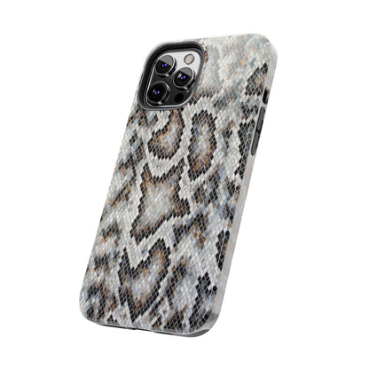 Crawler in Grey Mosaic Tough iPhone Cases