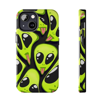 Alien Frenzy Tough iPhone Cases