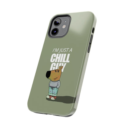 Chill Guy Meme Tough iPhone Cases