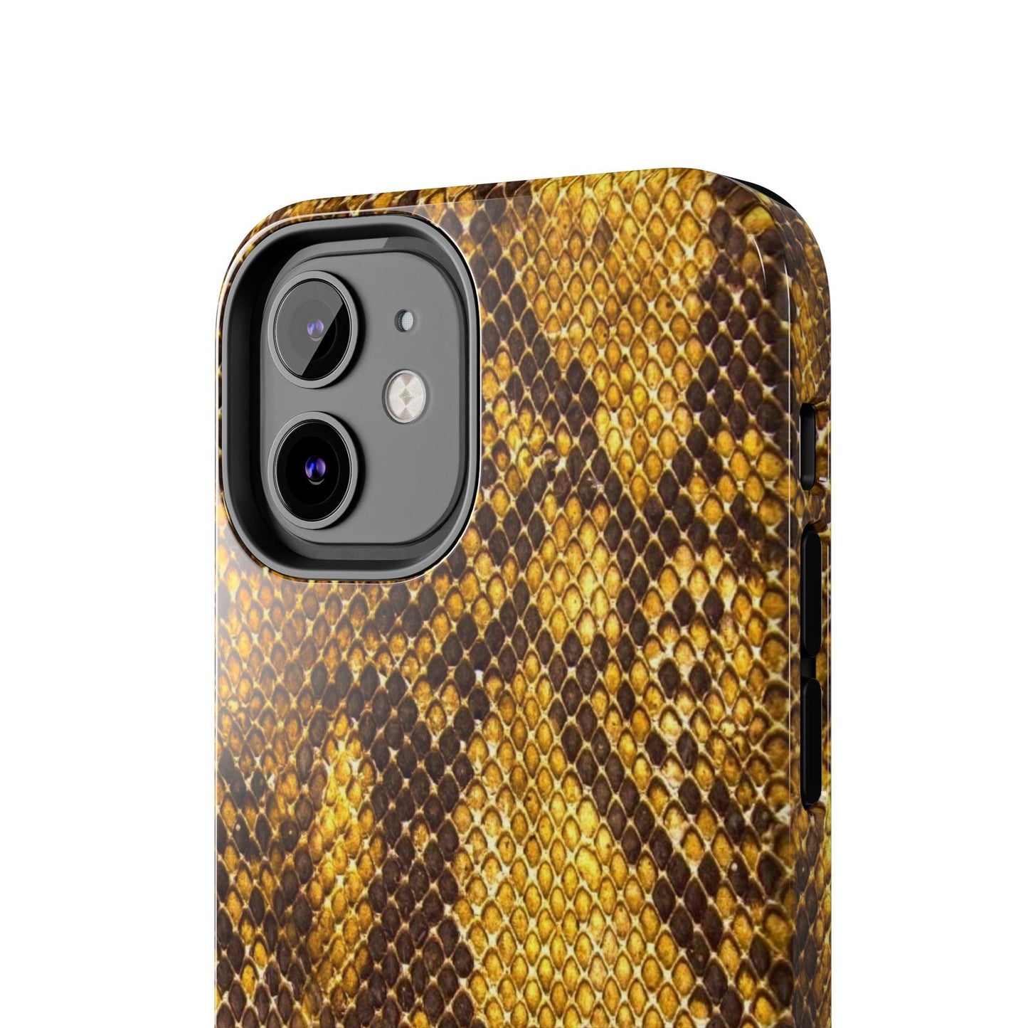 Golden Viper Scales Tough iPhone Cases