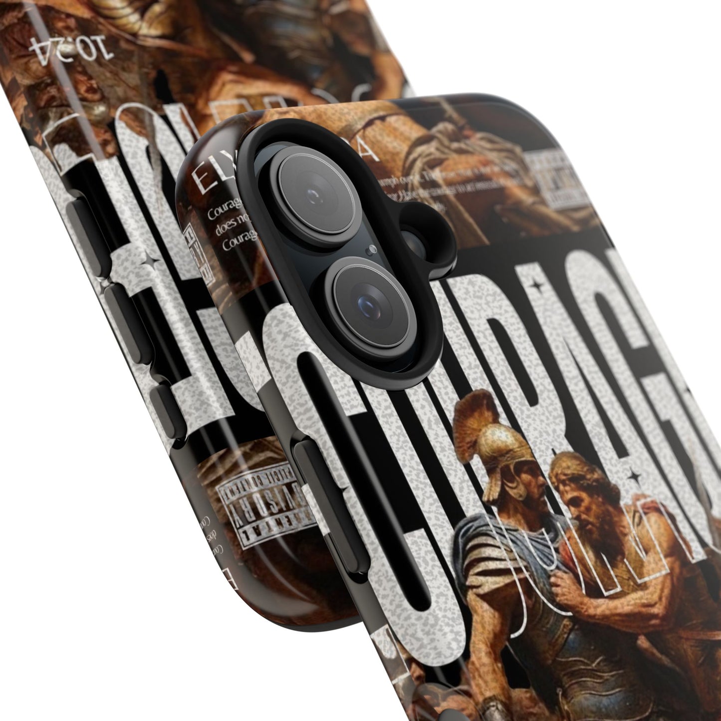 Courage Battle Scene iPhone Cases