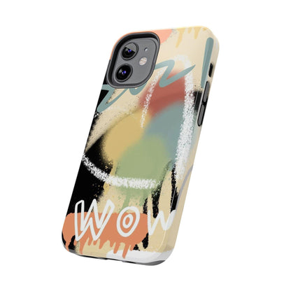 Abstract Splash: Wow Edition Tough iPhone Cases