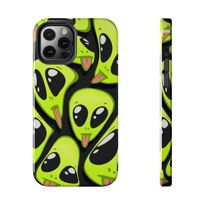 Alien Frenzy Tough iPhone Cases