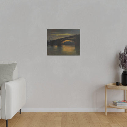 The Bridge by Frederick Oakes Sylvester - Matte Canvas, Stretched, 0.75"