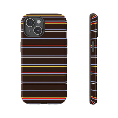 Chocolate Citylines Striped Phone Case