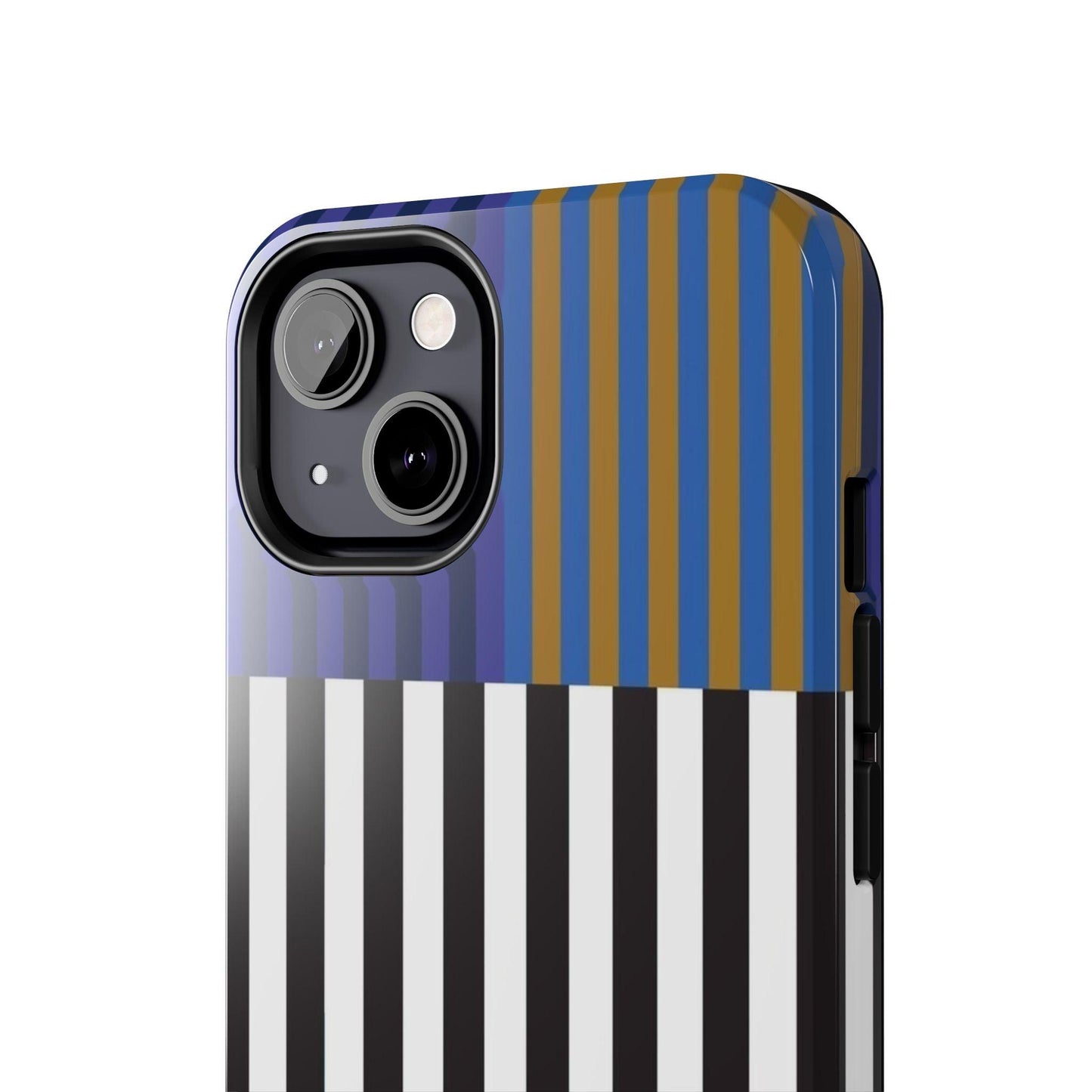 Striped Colorblock Symphony Tough iPhone Cases