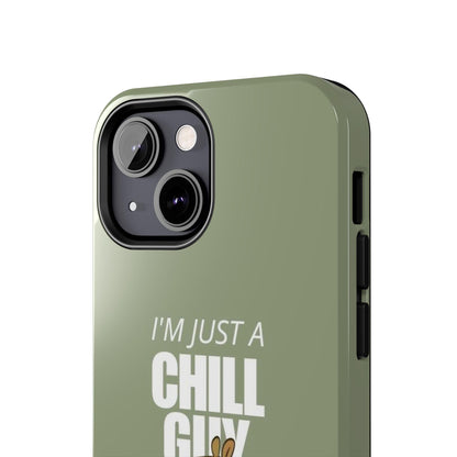 Chill Guy Meme Tough iPhone Cases