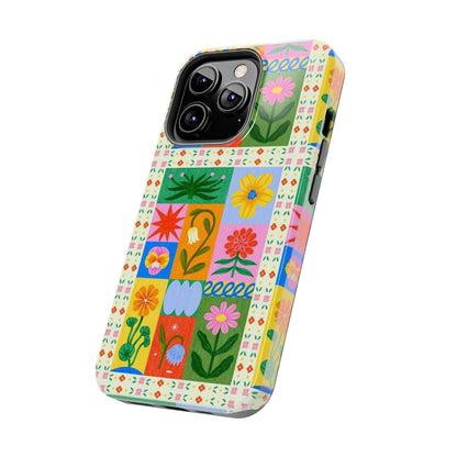 Flower Garden Paradise Tough iPhone Cases