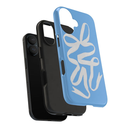 Bow in Blue Cute iPhone Cases