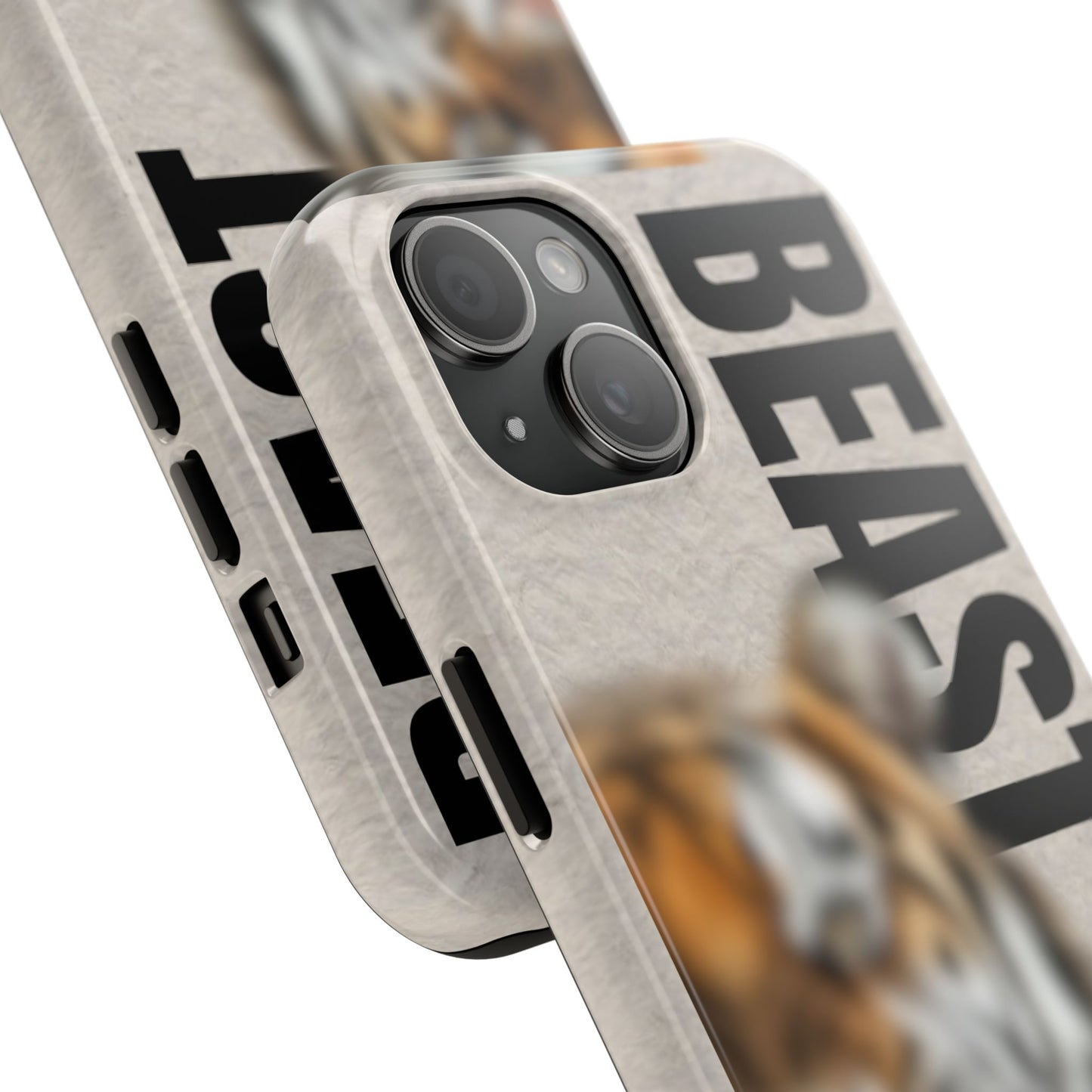 Beast Tough Phone Case - Fierce Tiger Design for Animal Lovers