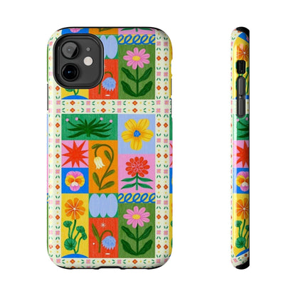 Flower Garden Paradise Tough iPhone Cases