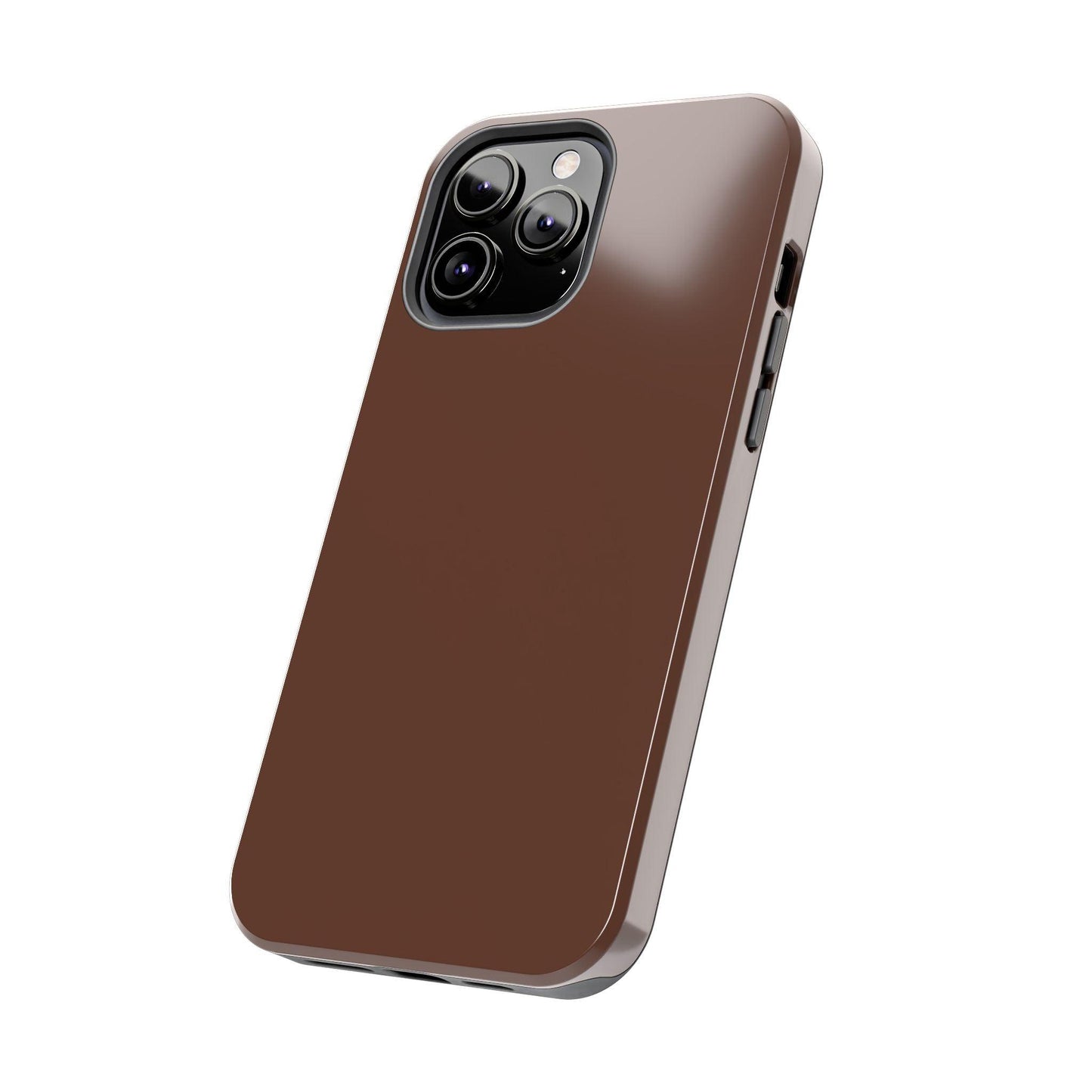 The Basics Coffee Brown iPhone Cases - The Basics Collection