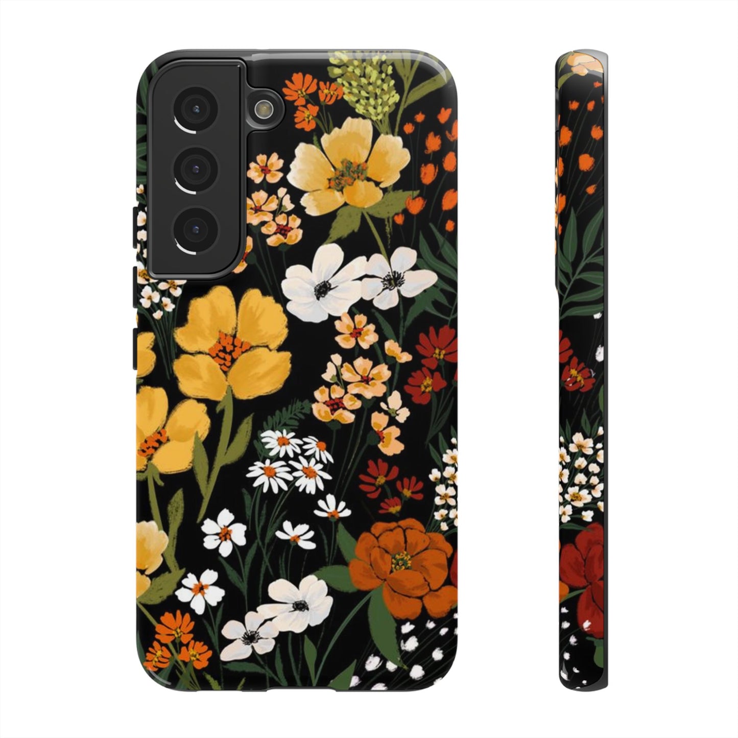 Vibrant Floral Samsung Phone Cases