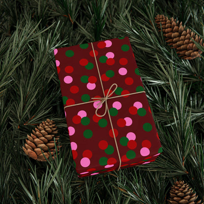 Holiday Confetti Wrapping Paper Roll