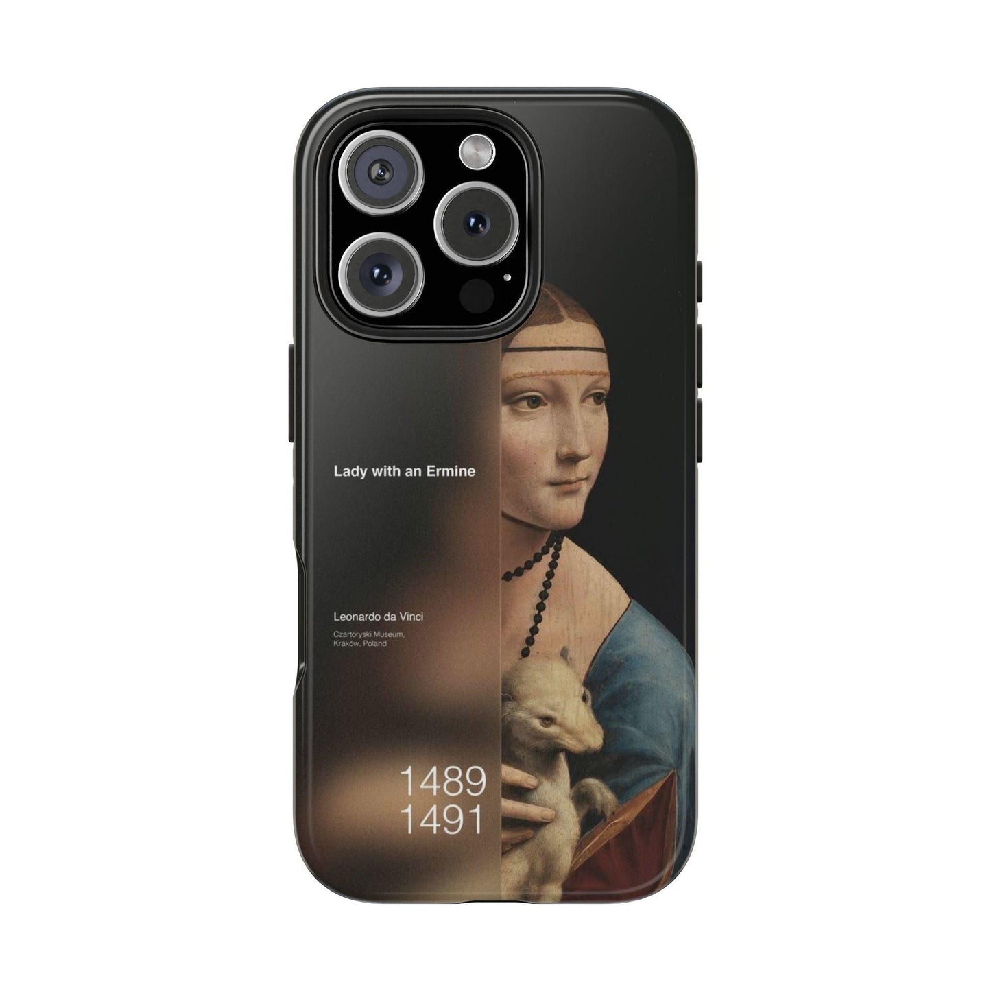 Da Vinci's Ermine Elegance Tough iPhone Cases