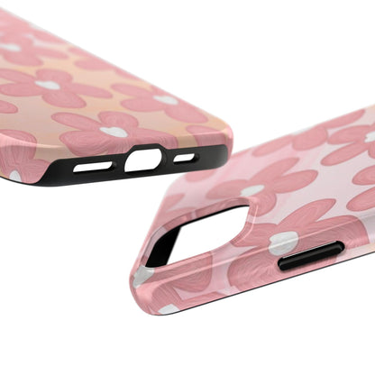 The Floral Hues Tough iPhone Cases