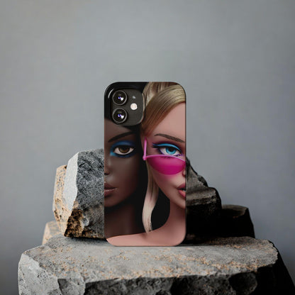 Divas Besties Duo Slim Phone Cases