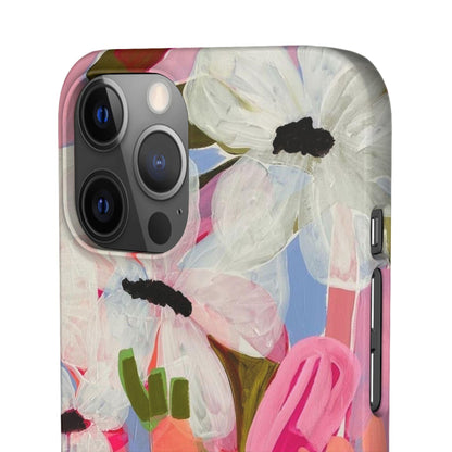 Blossoming Grace Floral Snap iPhone Cases