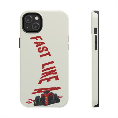 Fast Like a Race Car Tough iPhone Cases