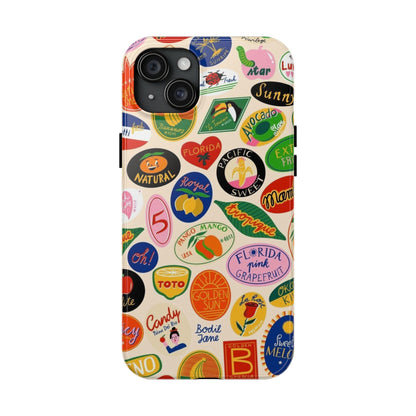 Florida Sunshine Labels Tough iPhone Cases