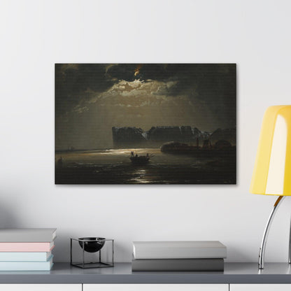 The North Cape by Moonlight by Peder Balke  Canvas Gallery Wraps