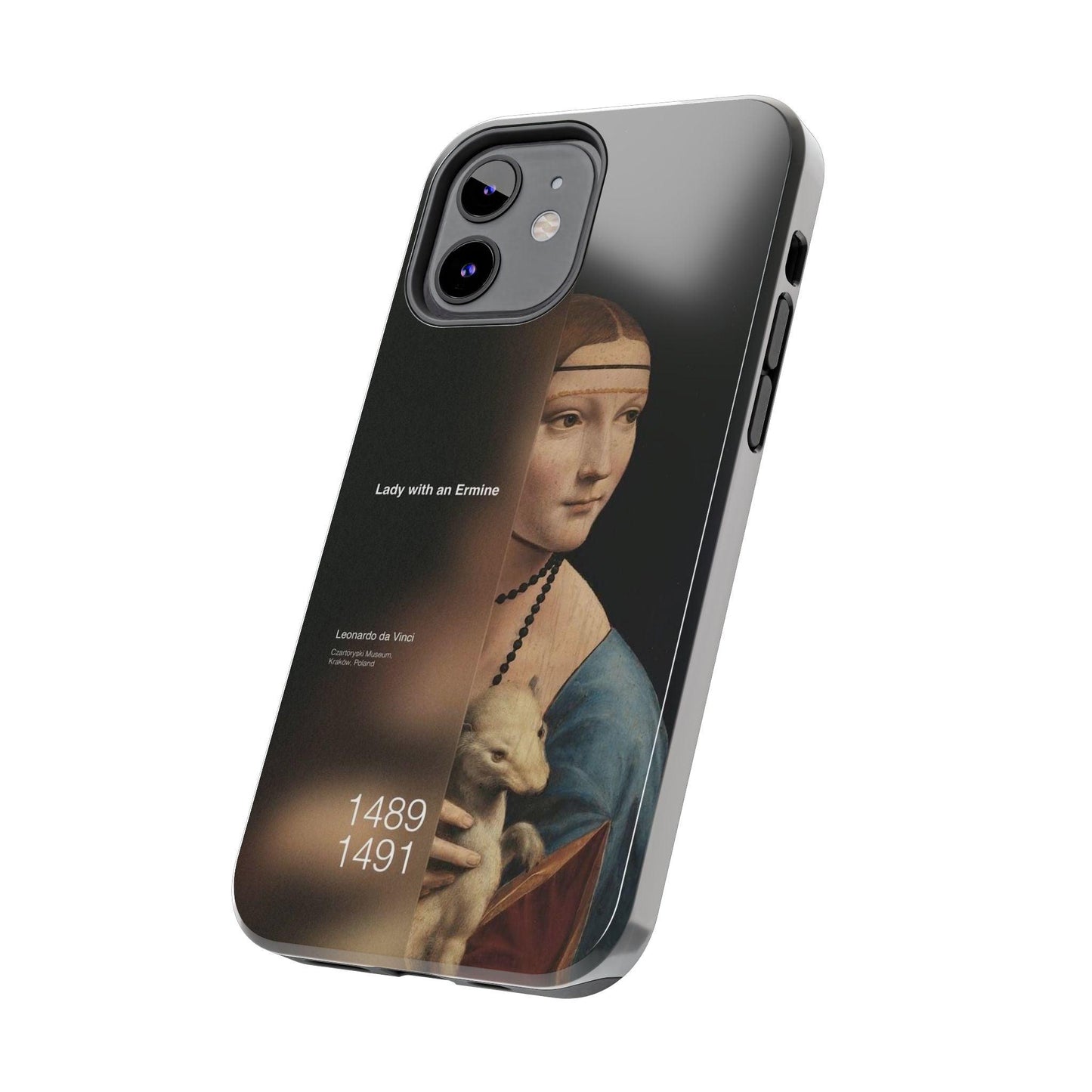 Da Vinci's Ermine Elegance Tough iPhone Cases