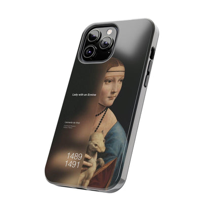 Da Vinci's Ermine Elegance Tough iPhone Cases