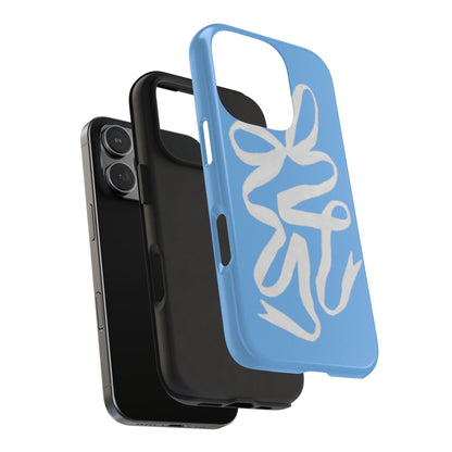 Bow in Blue Cute iPhone Cases