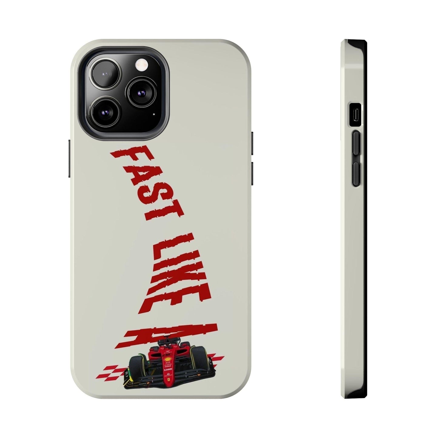 Fast Like a Race Car Tough iPhone Cases