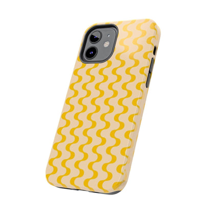 Yellow Dancing Dunes Tough iPhone Cases